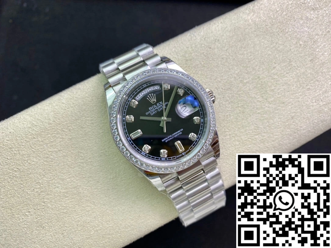 Rolex Day Date 118346 36MM EW Factory Diamond-set Bezel