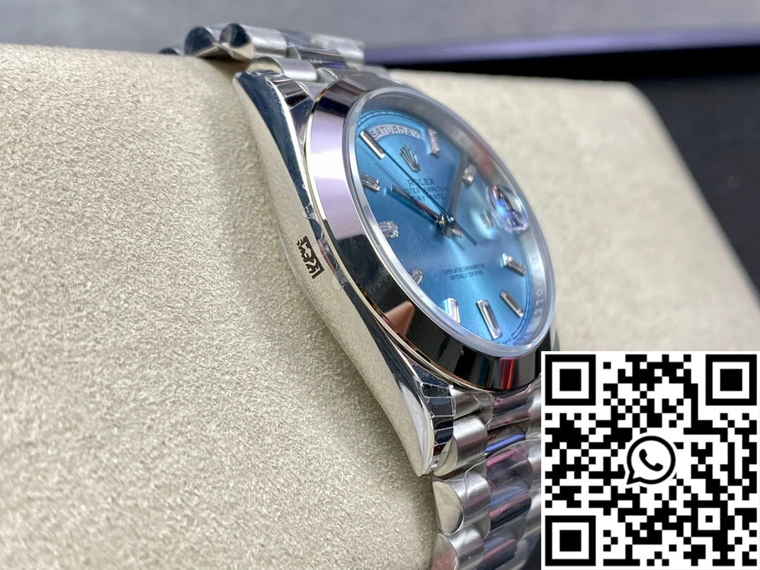 Rolex Day Date 228206 EW Factory Ice Blue Dial