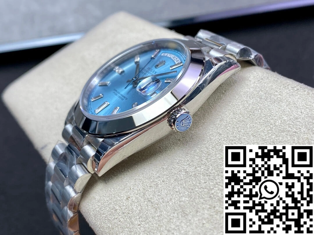 Rolex Day Date 228206 EW Factory Ice Blue Dial