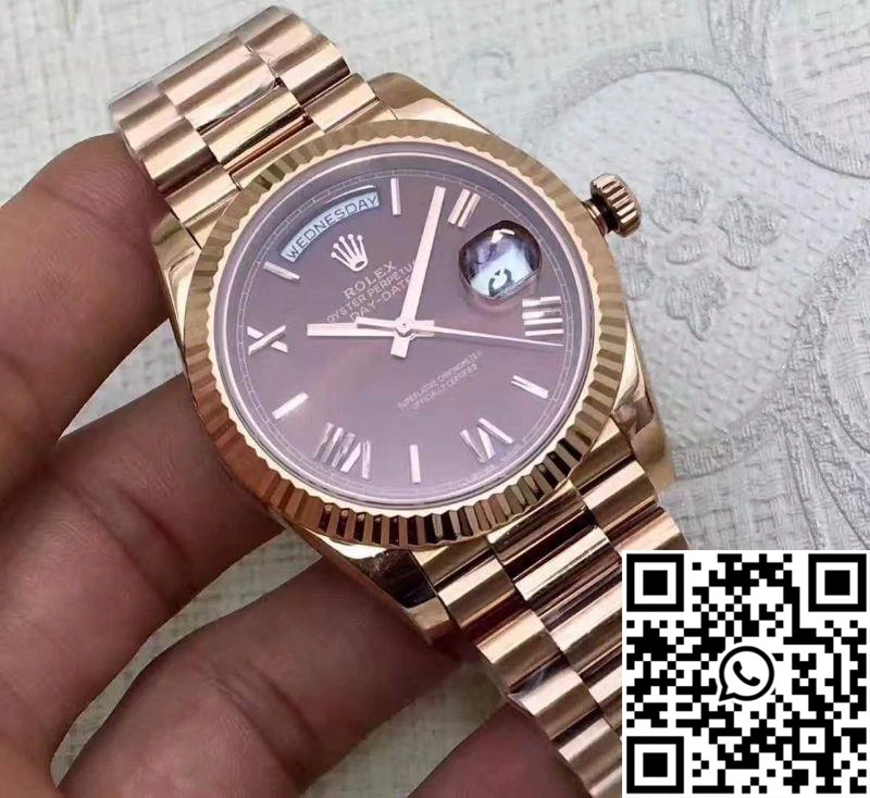 Rolex Day Date 228235 2018 40mm EW Factory Purple Dial