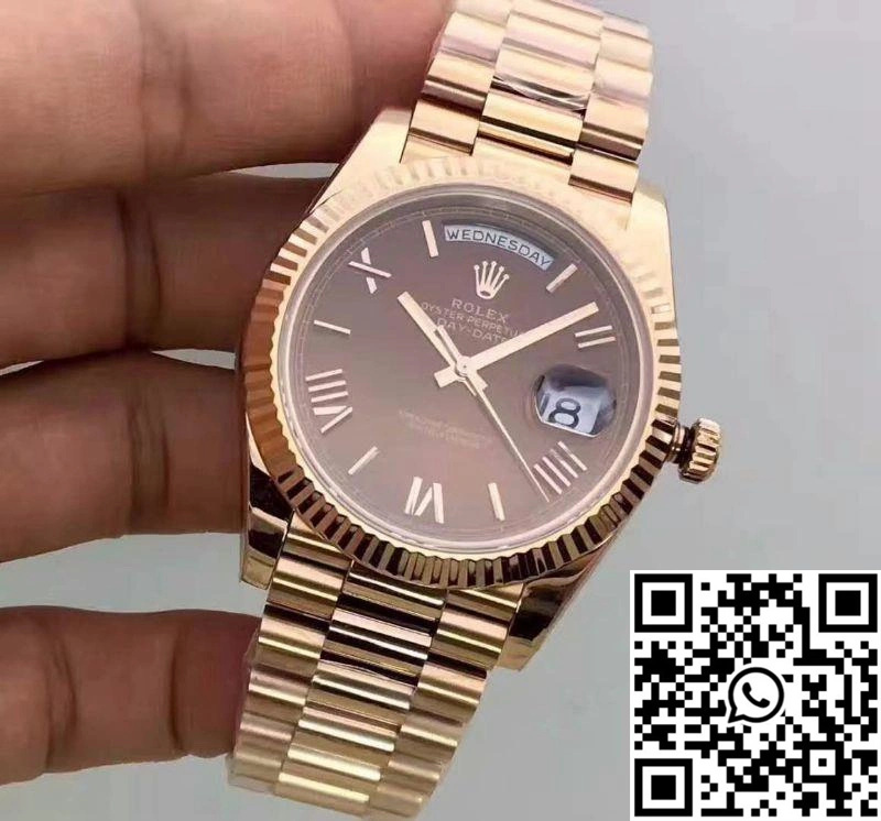 Rolex Day Date 228235 2018 40mm EW Factory Purple Dial