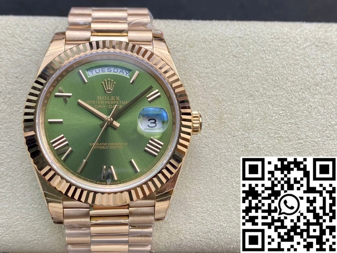 Rolex Day Date 228235 40mm EW Factory Green Dial