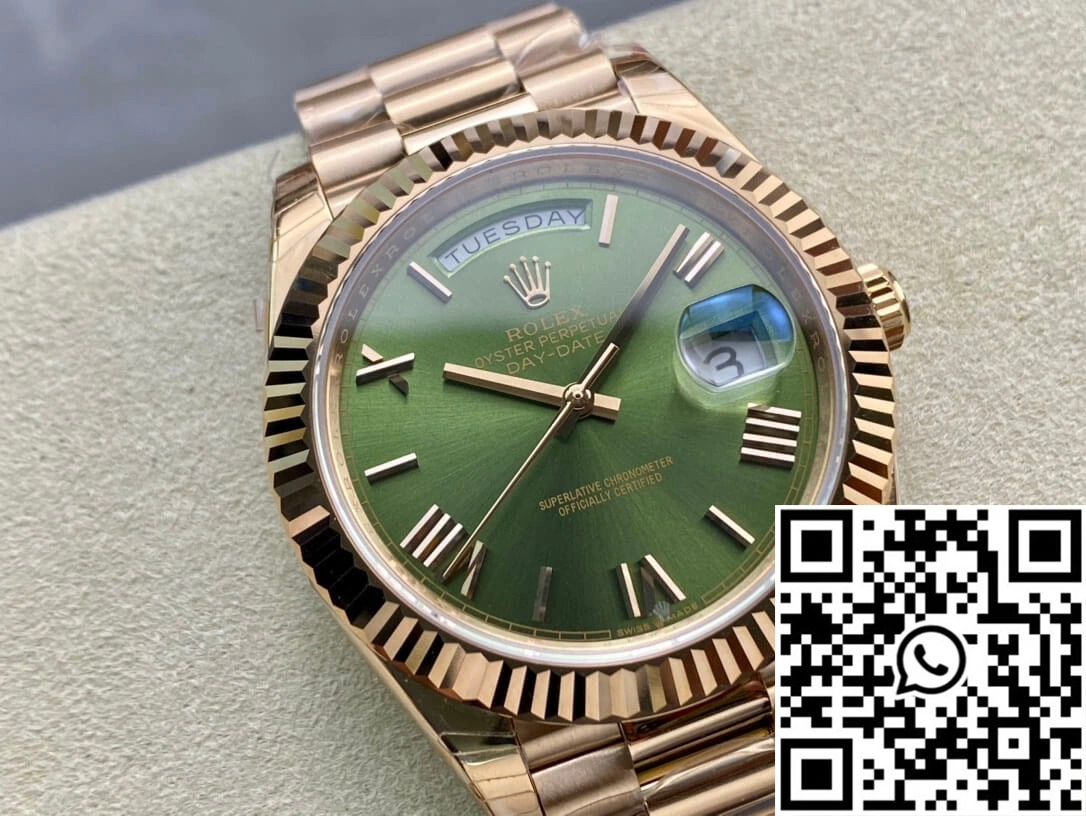 Rolex Day Date 228235 40mm EW Factory Green Dial