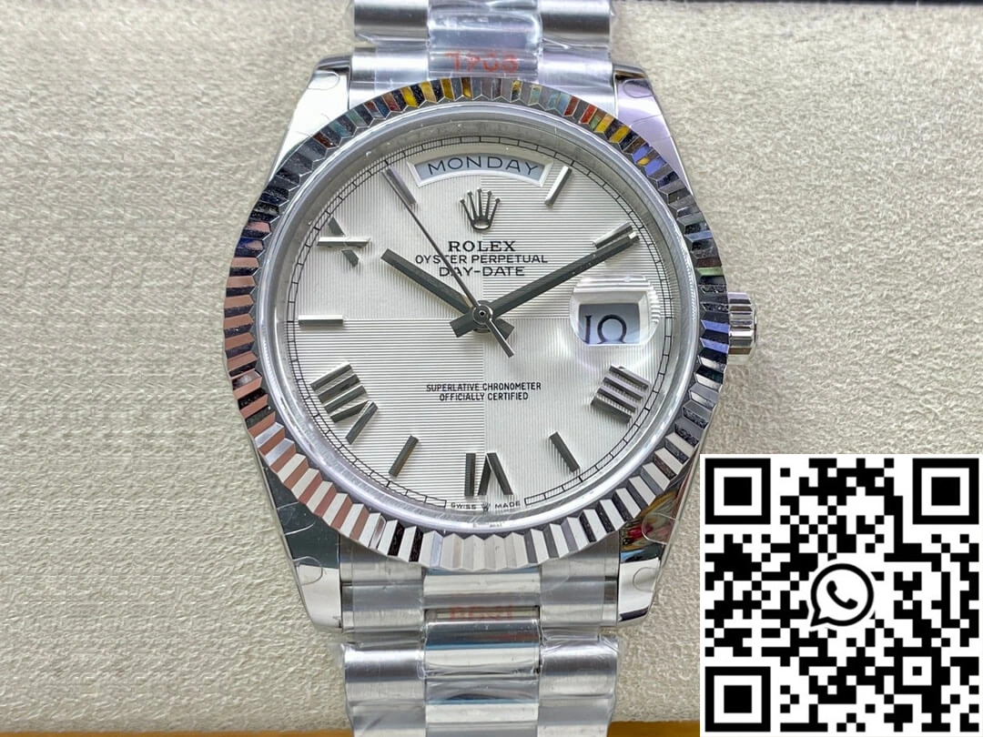 Rolex Day Date 228239-83419 EW Factory Silver Dial