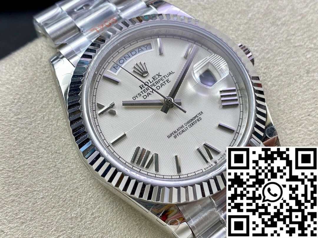 Rolex Day Date 228239-83419 EW Factory Silver Dial