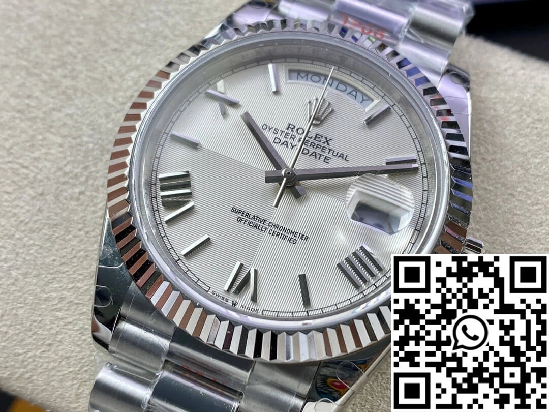 Rolex Day Date 228239-83419 EW Factory Silver Dial