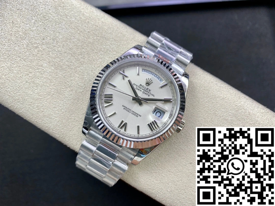 Rolex Day Date 228239-83419 EW Factory Silver Dial