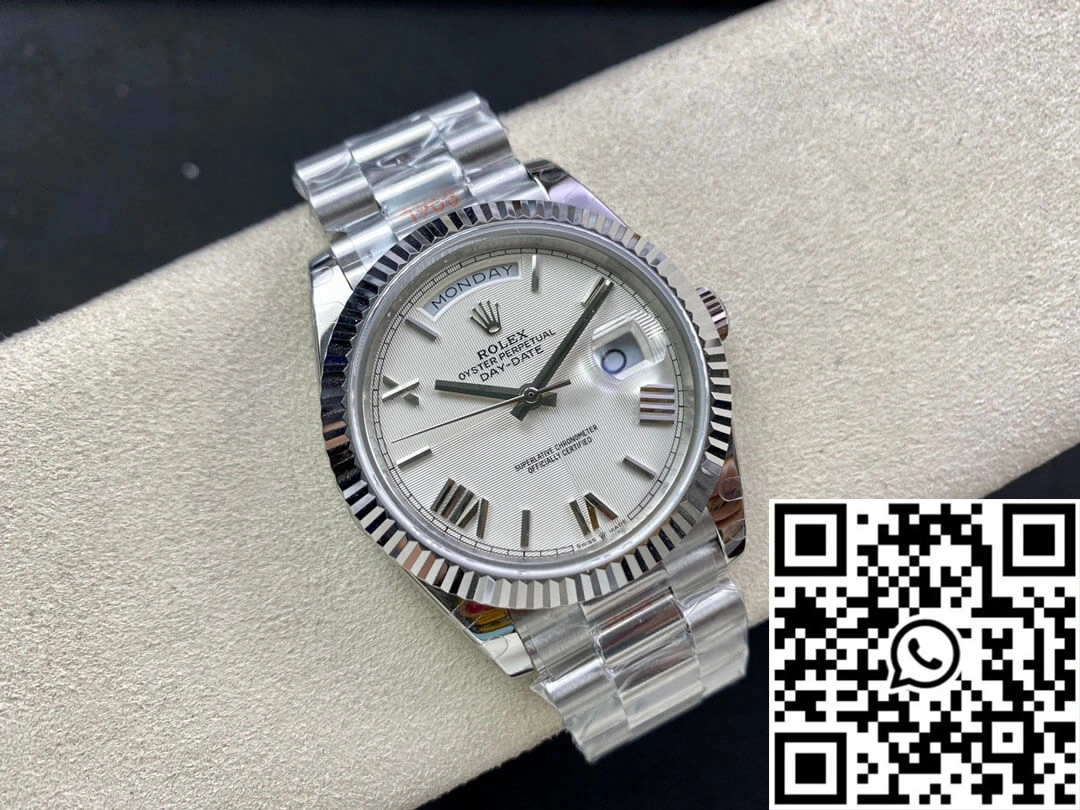 Rolex Day Date 228239-83419 EW Factory Silver Dial