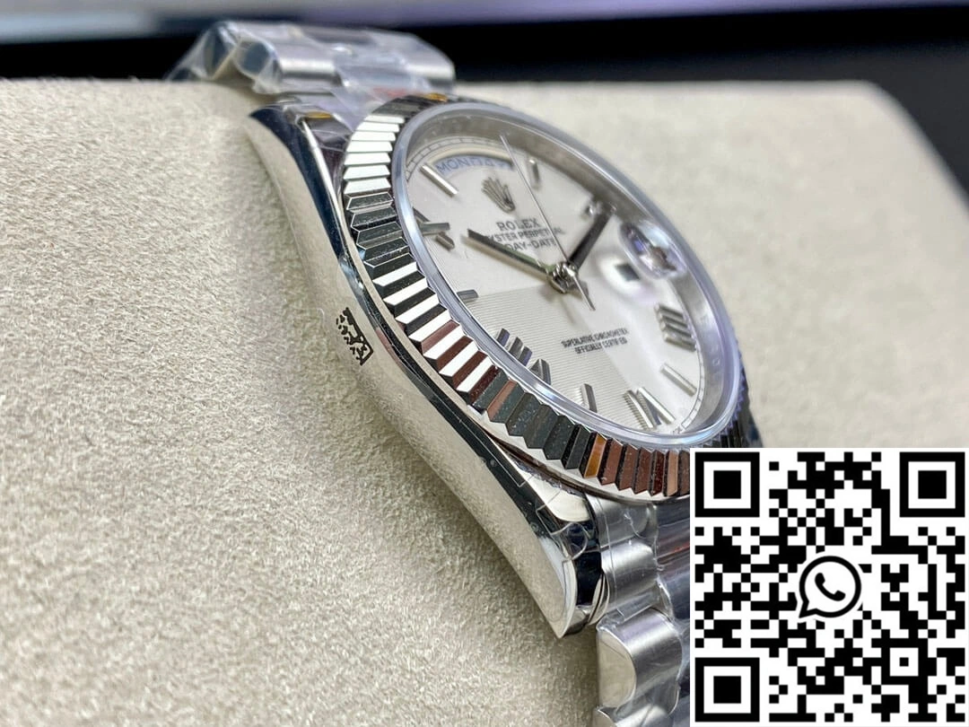 Rolex Day Date 228239-83419 EW Factory Silver Dial