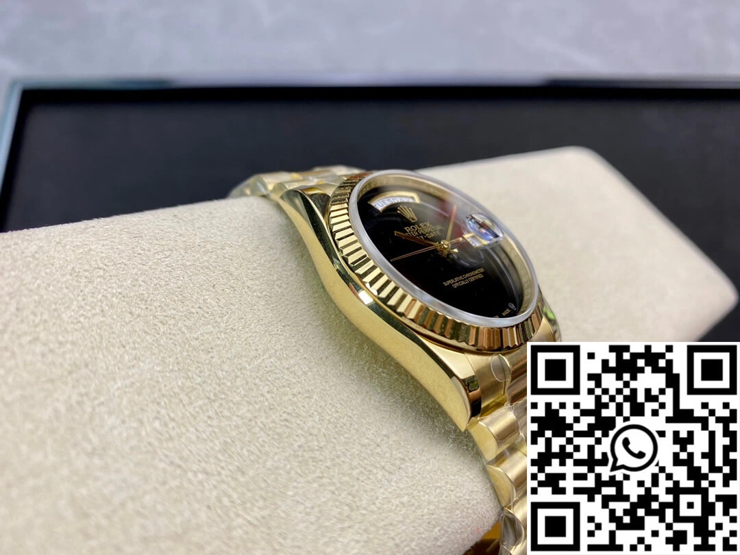 Rolex Day Date 36MM BP Factory Double Calendar Black Dial
