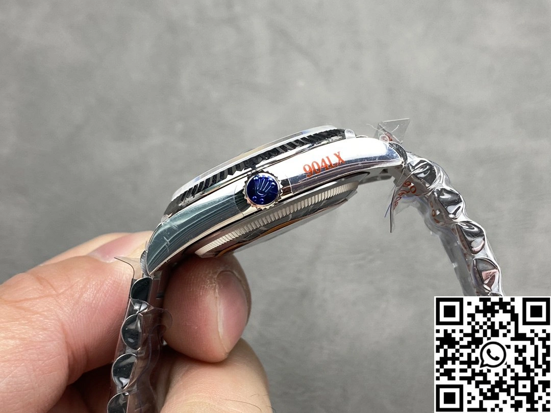 Rolex Day Date 36mm M128239-0069 QF Factory v5 Tungsten Steel Blue Dial