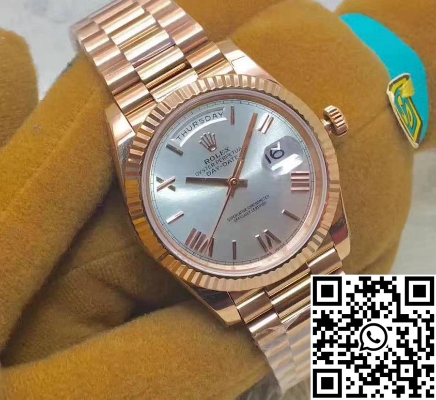Rolex Day-Date 40 228235 Rose Gold 40MM EW Factory Sundust Dial