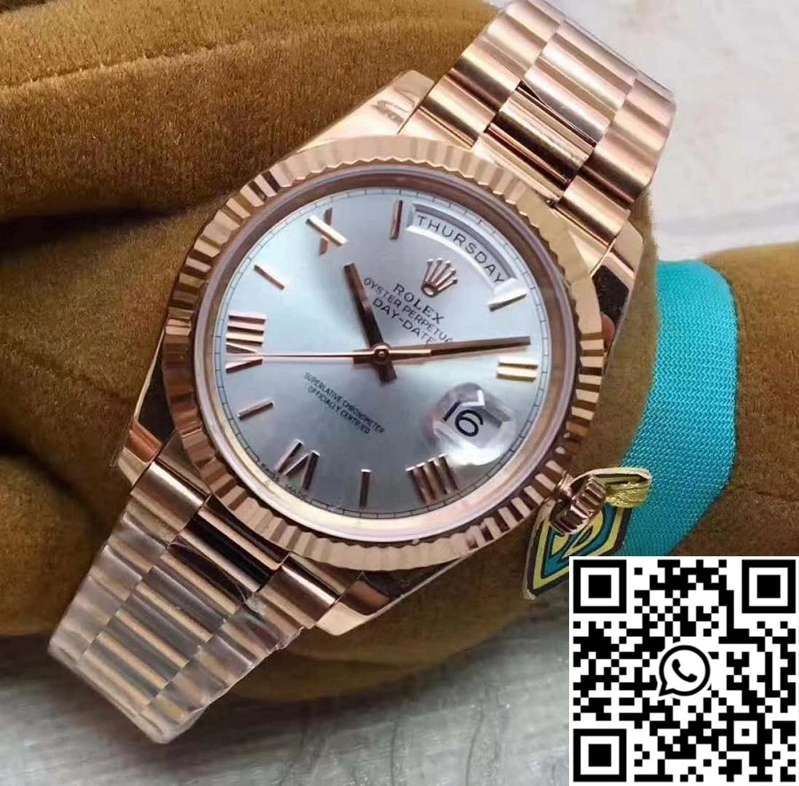 Rolex Day-Date 40 228235 Rose Gold 40MM EW Factory Sundust Dial