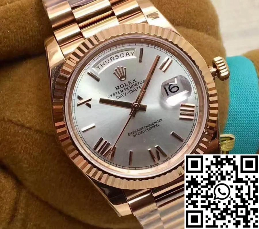 Rolex Day-Date 40 228235 Rose Gold 40MM EW Factory Sundust Dial