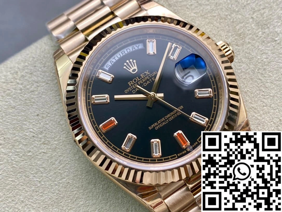 Rolex Day Date 40MM EW Factory Black Dial