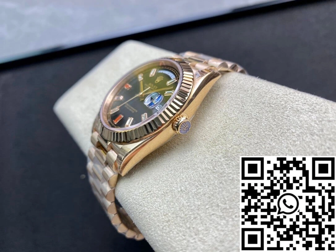 Rolex Day Date 40MM EW Factory Black Dial