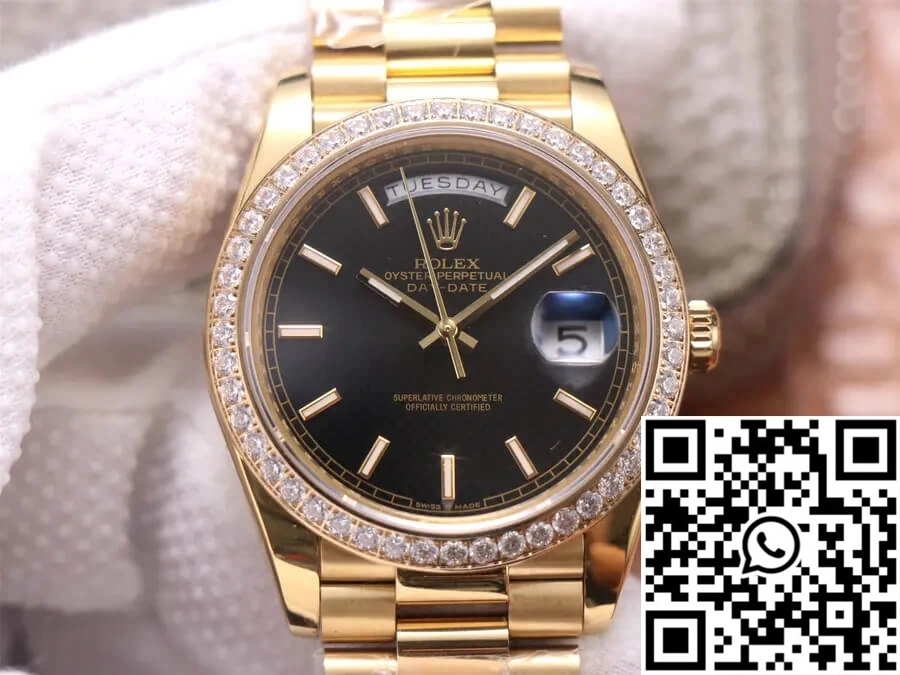 Rolex Day Date 40MM EW Factory Yellow Gold Diamond