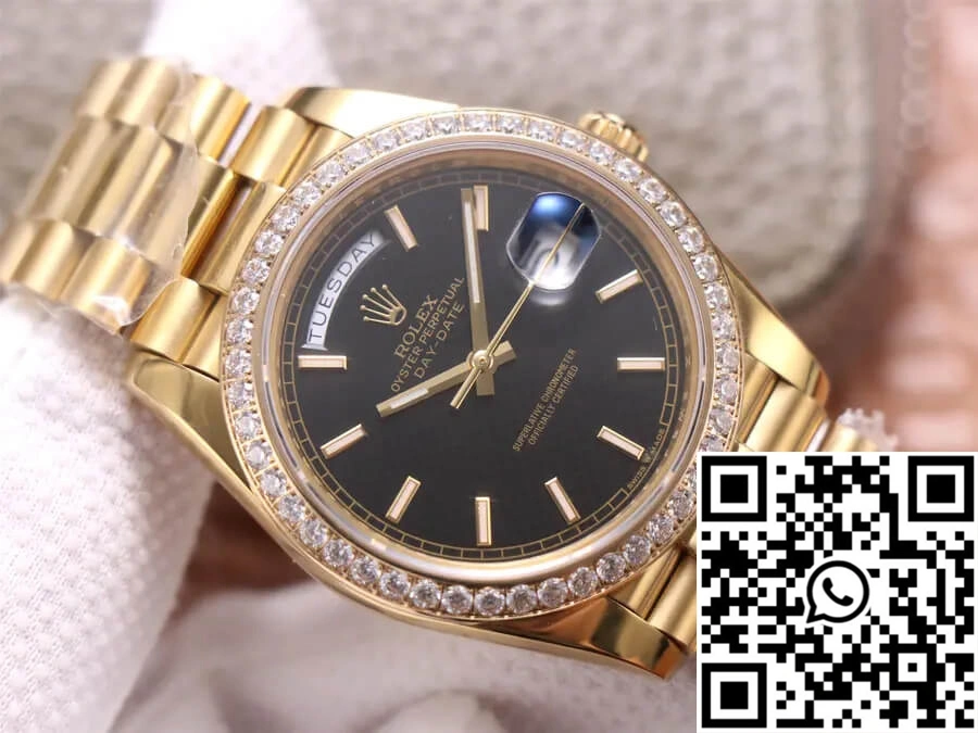 Rolex Day Date 40MM EW Factory Yellow Gold Diamond