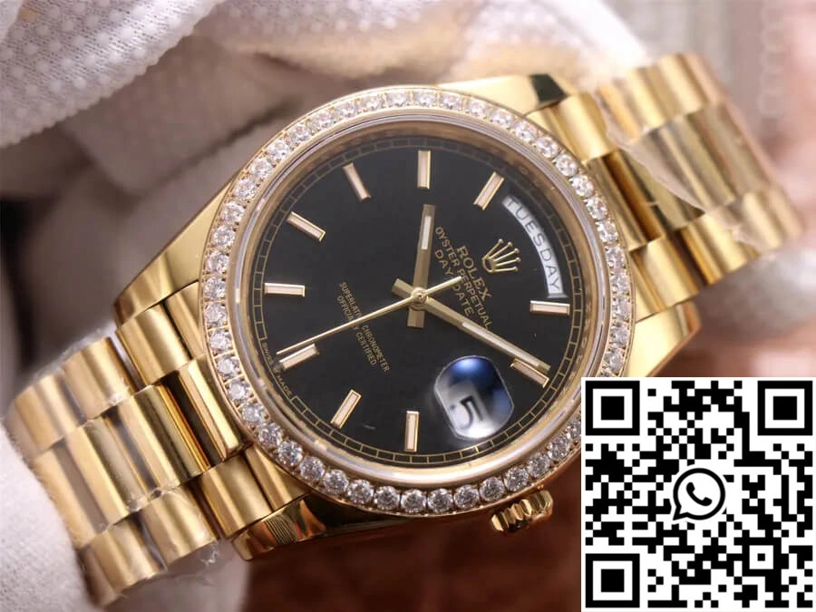 Rolex Day Date 40MM EW Factory Yellow Gold Diamond