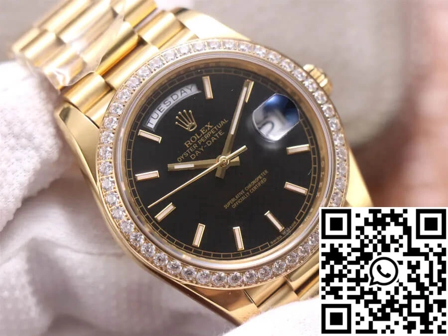 Rolex Day Date 40MM EW Factory Yellow Gold Diamond