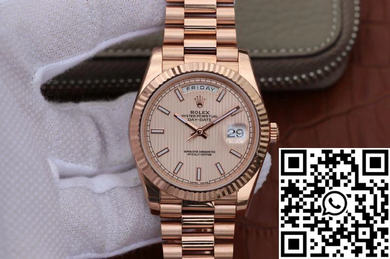 Rolex Day Date II 228235 40mm EW Factory Rosegold Dial