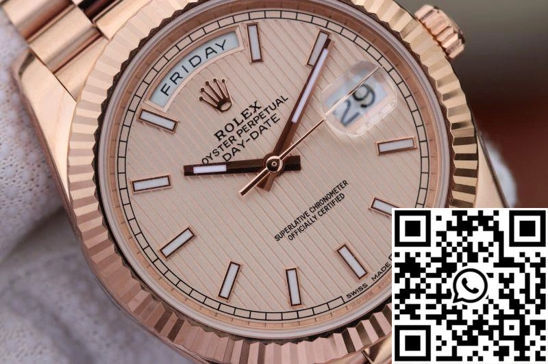 Rolex Day Date II 228235 40mm EW Factory Rosegold Dial