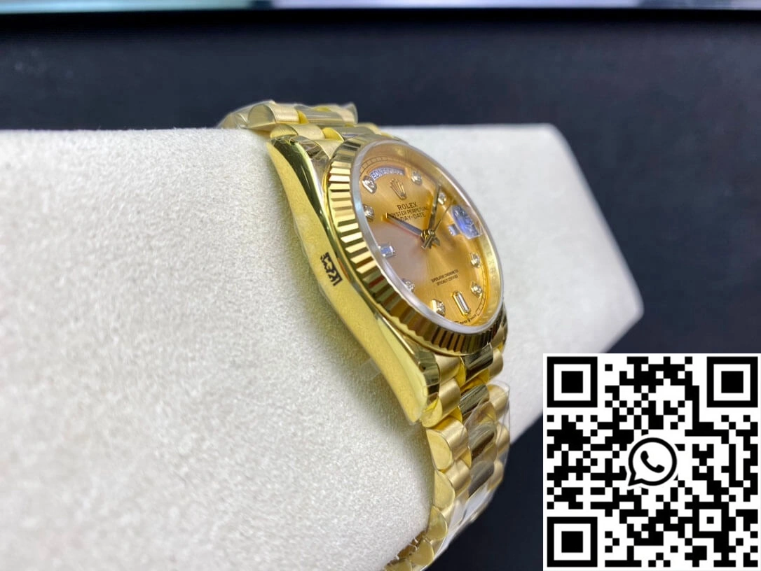 Rolex Day-Date M128238-0008 Yellow Gold EW Factory Champagne Dial