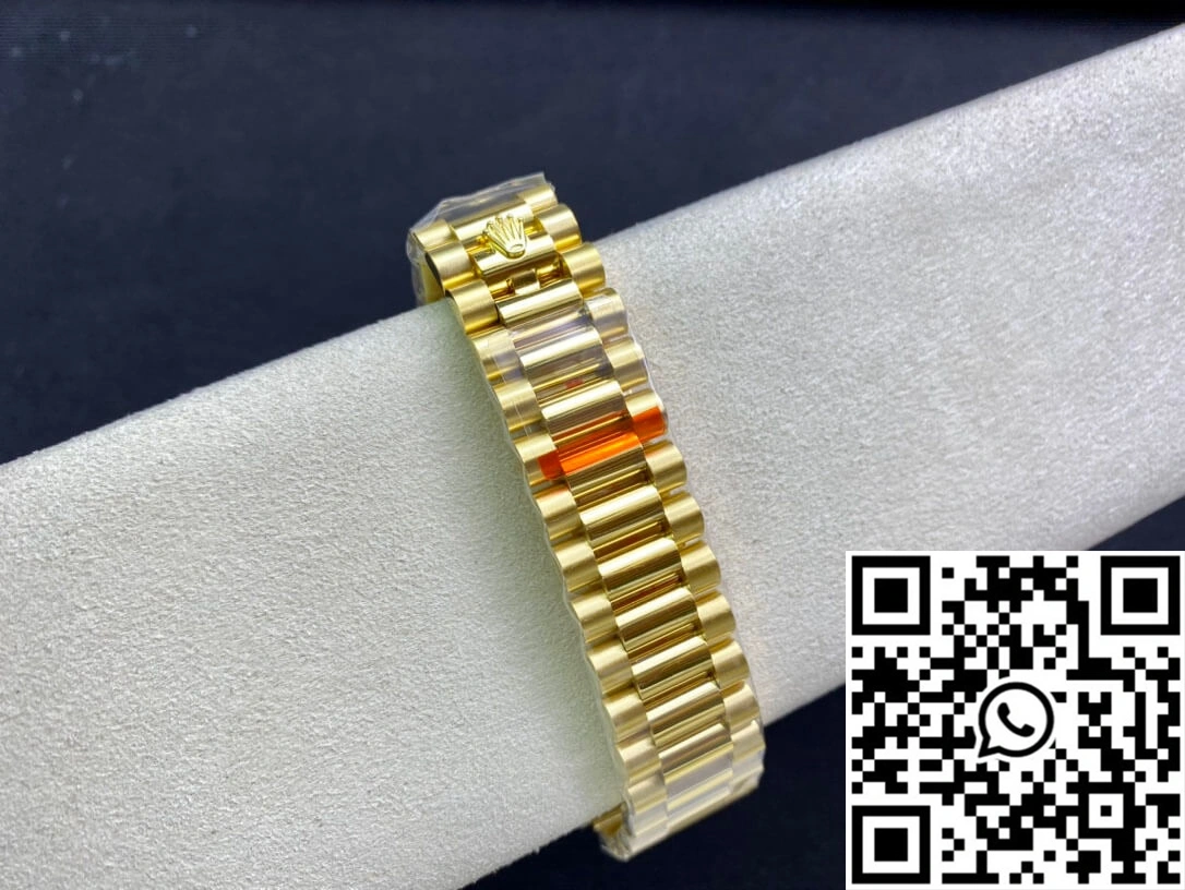 Rolex Day-Date M128238-0069 Yellow Gold EW Factory Gradual Green Dial