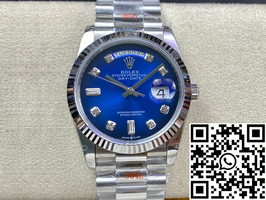 Rolex Day Date M128239-0023 36MM GM Factory Blue Dial