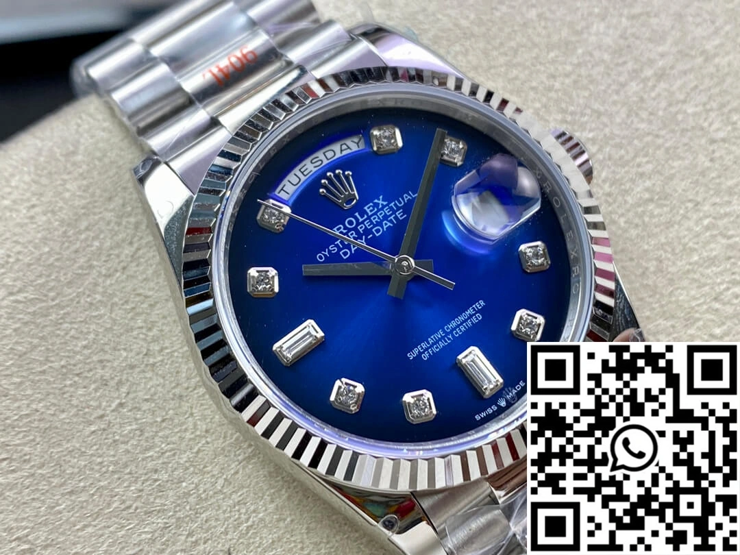 Rolex Day Date M128239-0023 36MM GM Factory Blue Dial