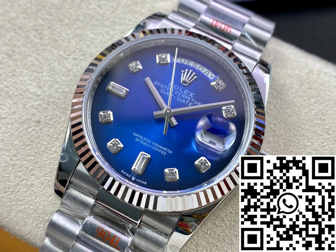 Rolex Day Date M128239-0023 36MM GM Factory Blue Dial