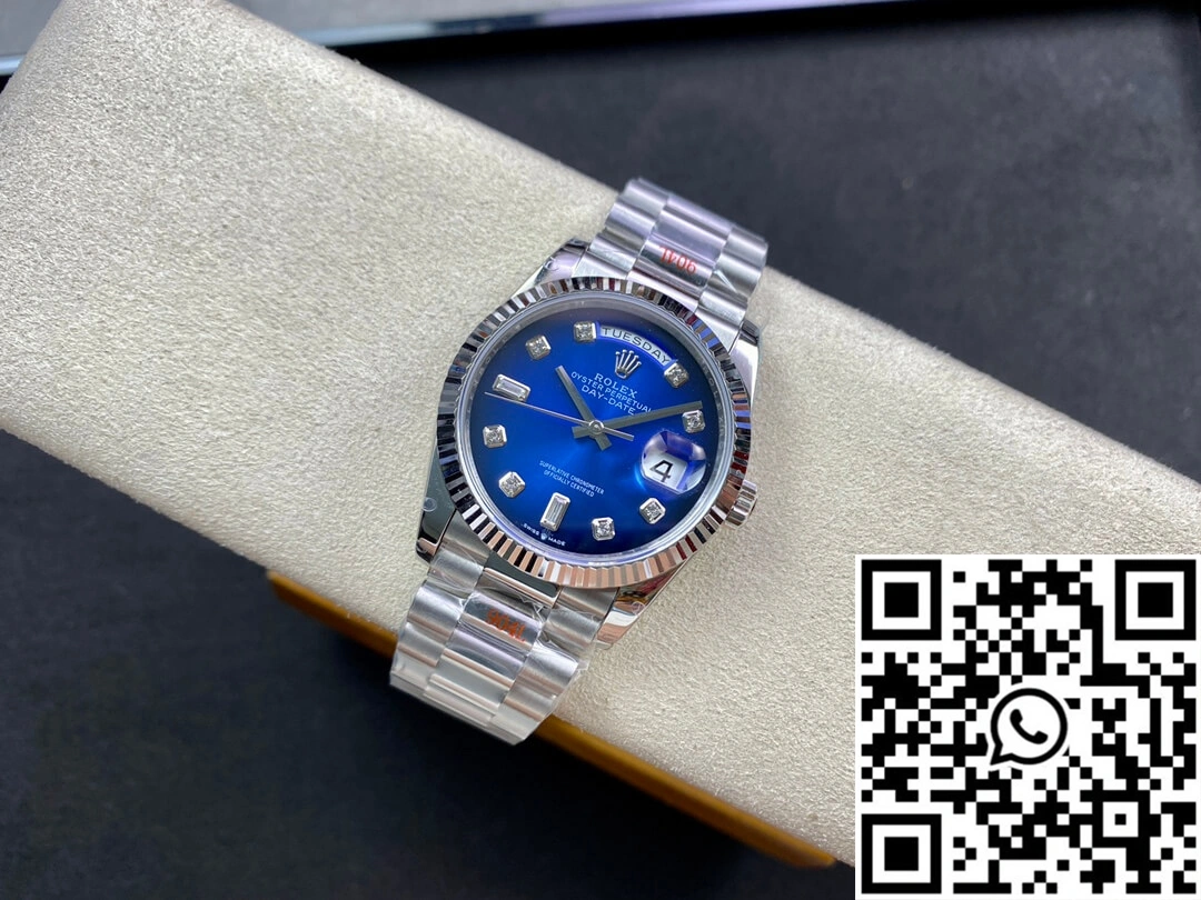 Rolex Day Date M128239-0023 36MM GM Factory Blue Dial