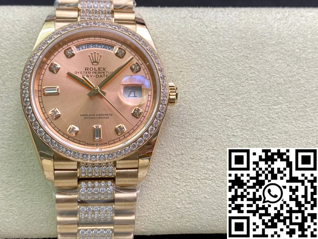 Rolex Day Date M128345RBR-0020 EW Factory Rose Gold