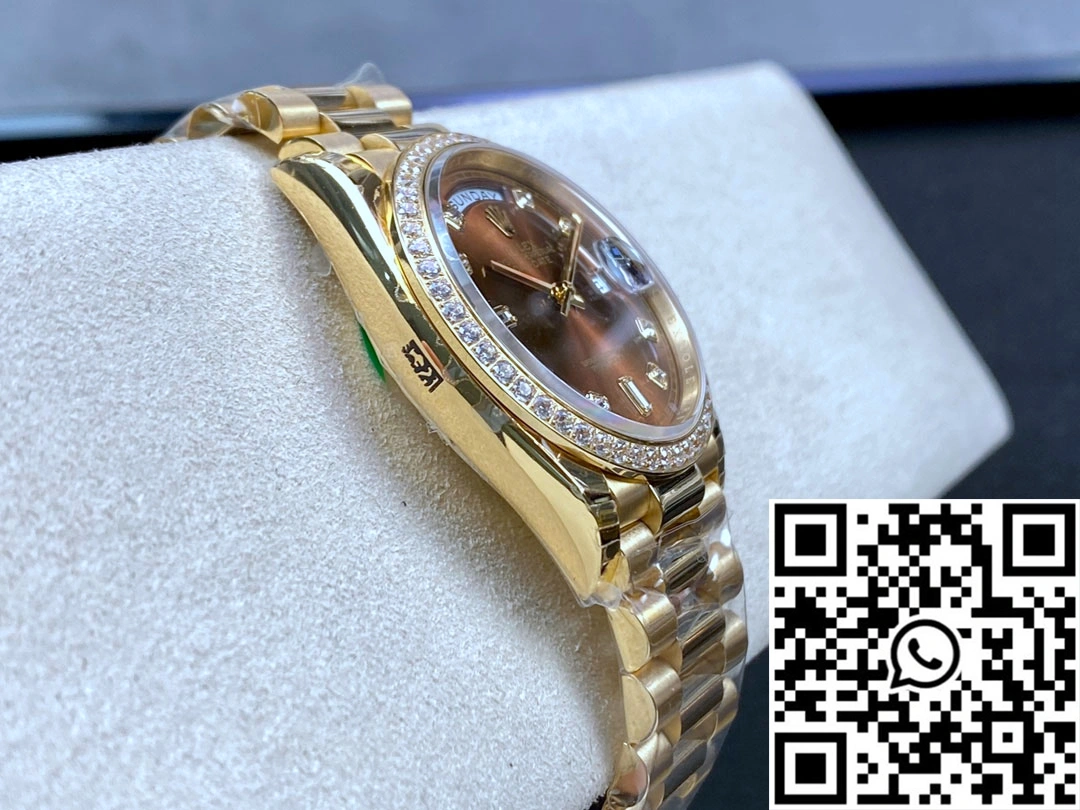 Rolex Day Date M128348RBR-0005 EW Factory Brown Dial