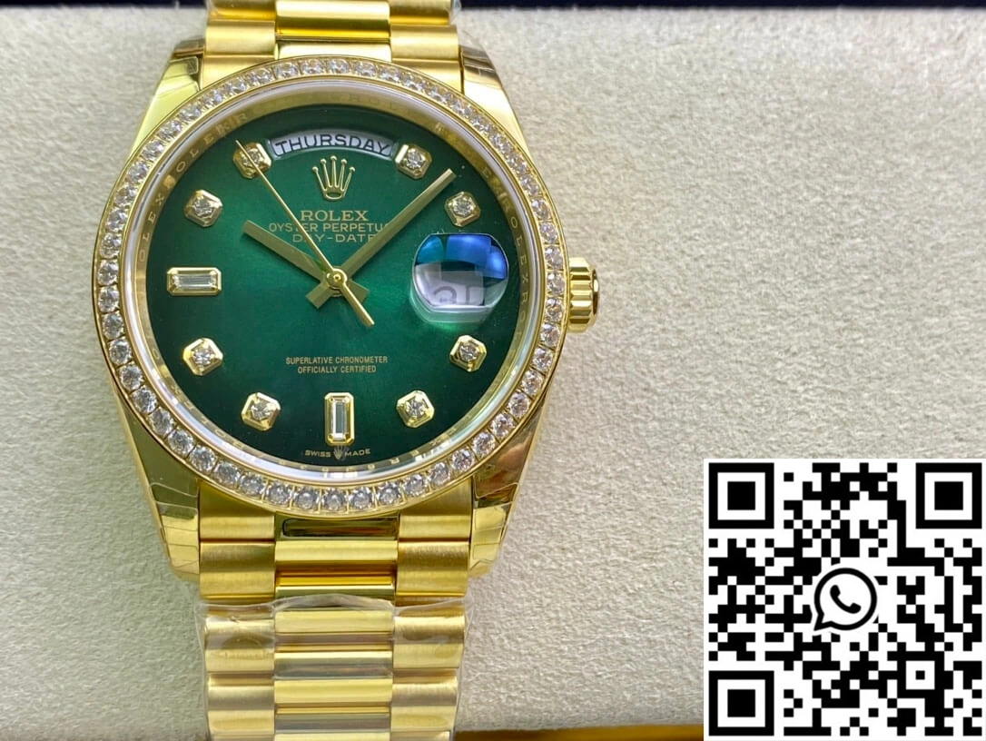Rolex Day Date M128348RBR-0035 EW Factory Yellow Gold