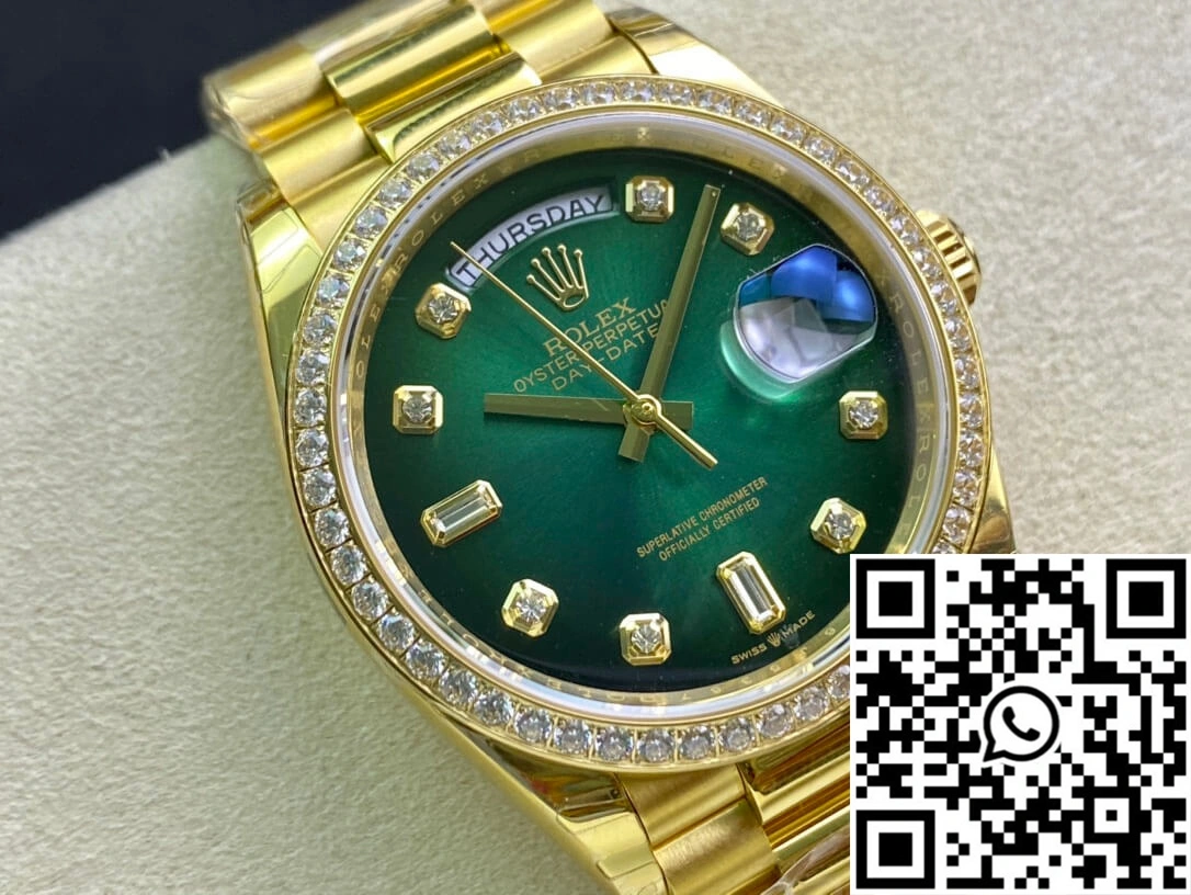 Rolex Day Date M128348RBR-0035 EW Factory Yellow Gold
