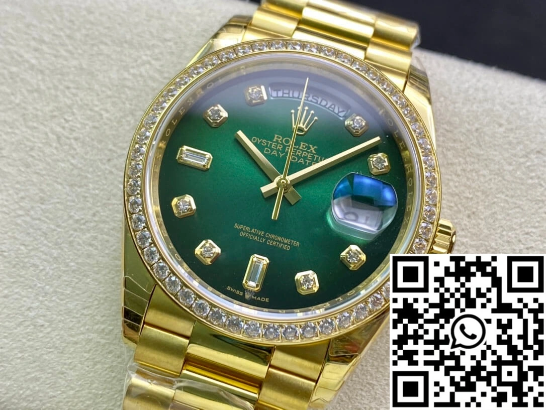 Rolex Day Date M128348RBR-0035 EW Factory Yellow Gold