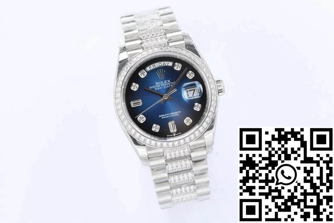 Rolex Day Date M128349RBR-0016 EW Factory Diamond Bezel