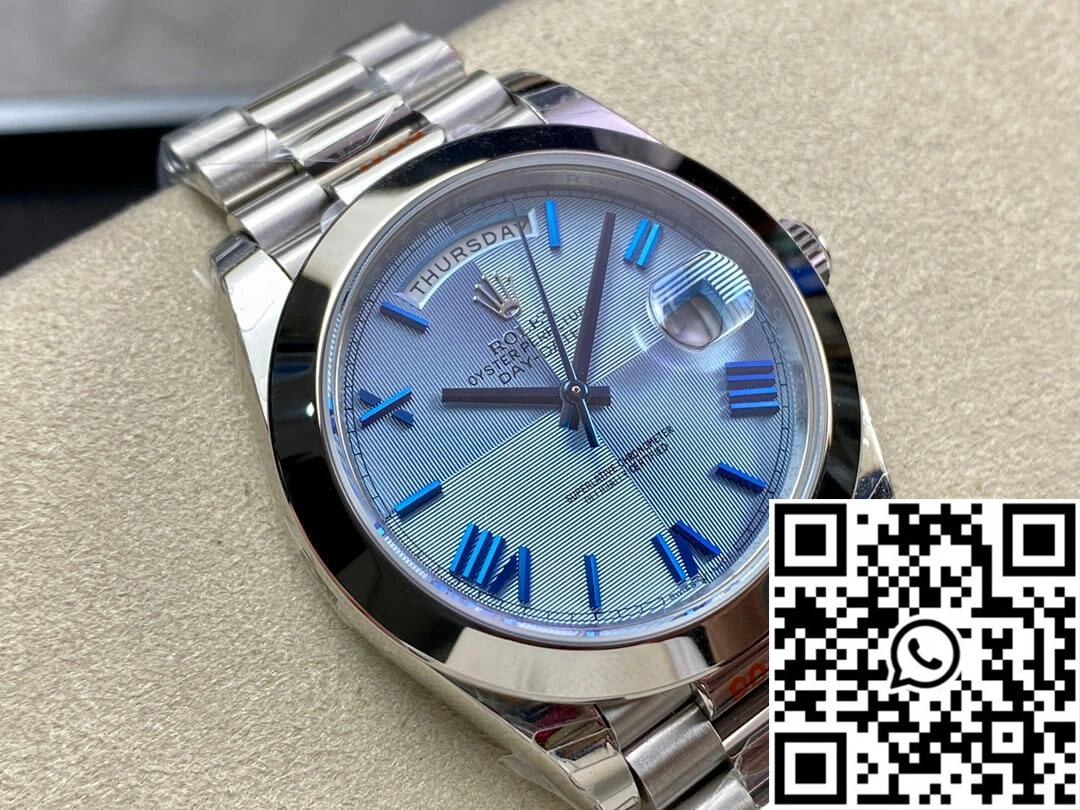 Rolex Day Date M228206-0001 EW Factory Blue Dial