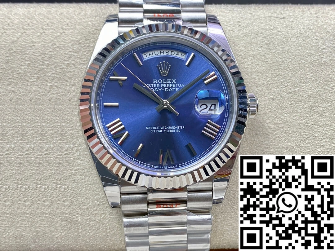 Rolex Day Date M228236-0007 EW Factory Blue Dial