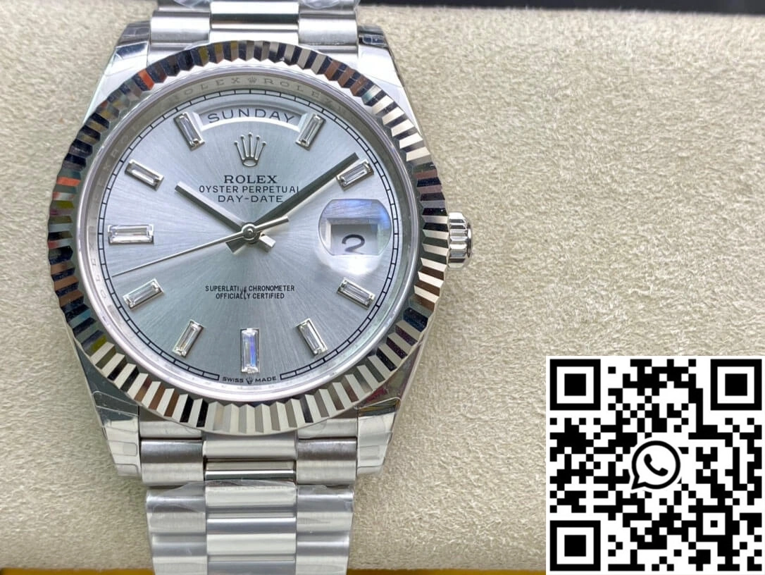Rolex Day Date M228239-0003 EW Factory Silver Dial