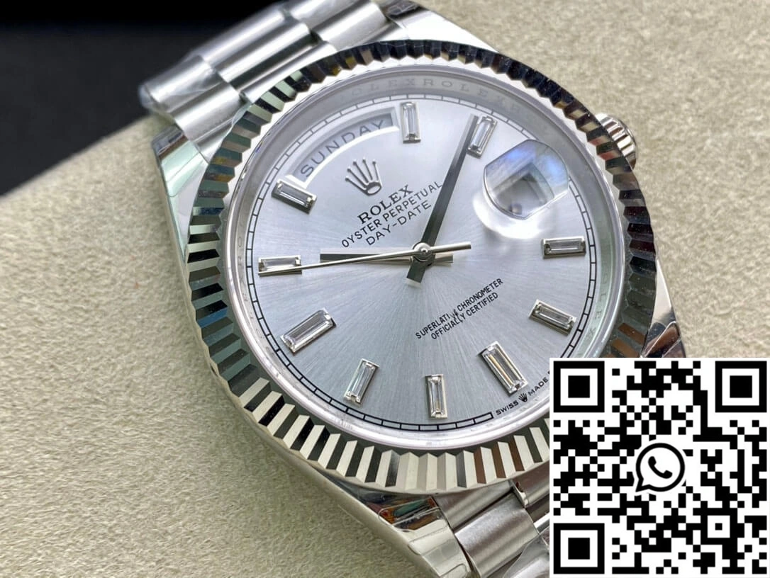 Rolex Day Date M228239-0003 EW Factory Silver Dial
