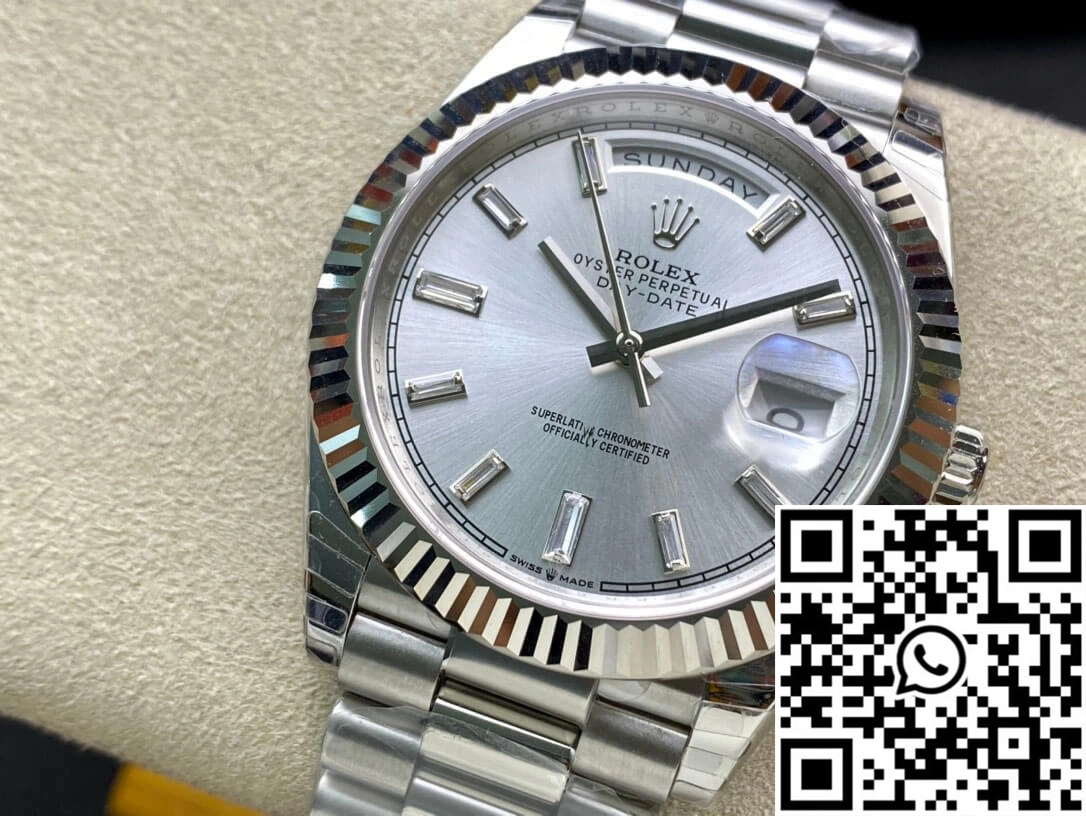 Rolex Day Date M228239-0003 EW Factory Silver Dial