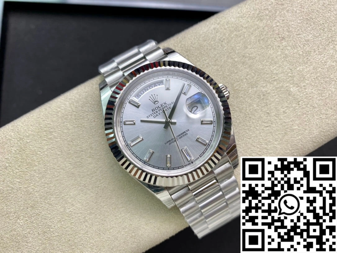Rolex Day Date M228239-0003 EW Factory Silver Dial