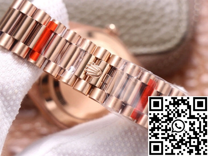Rolex Day-Date M228345RBR-0007 EW Factory Diamond Sundust Dial