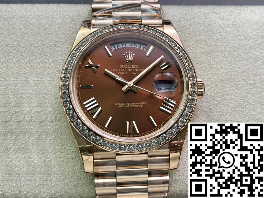 Rolex Day Date M228345RBR-0009 EW Factory Rose Gold