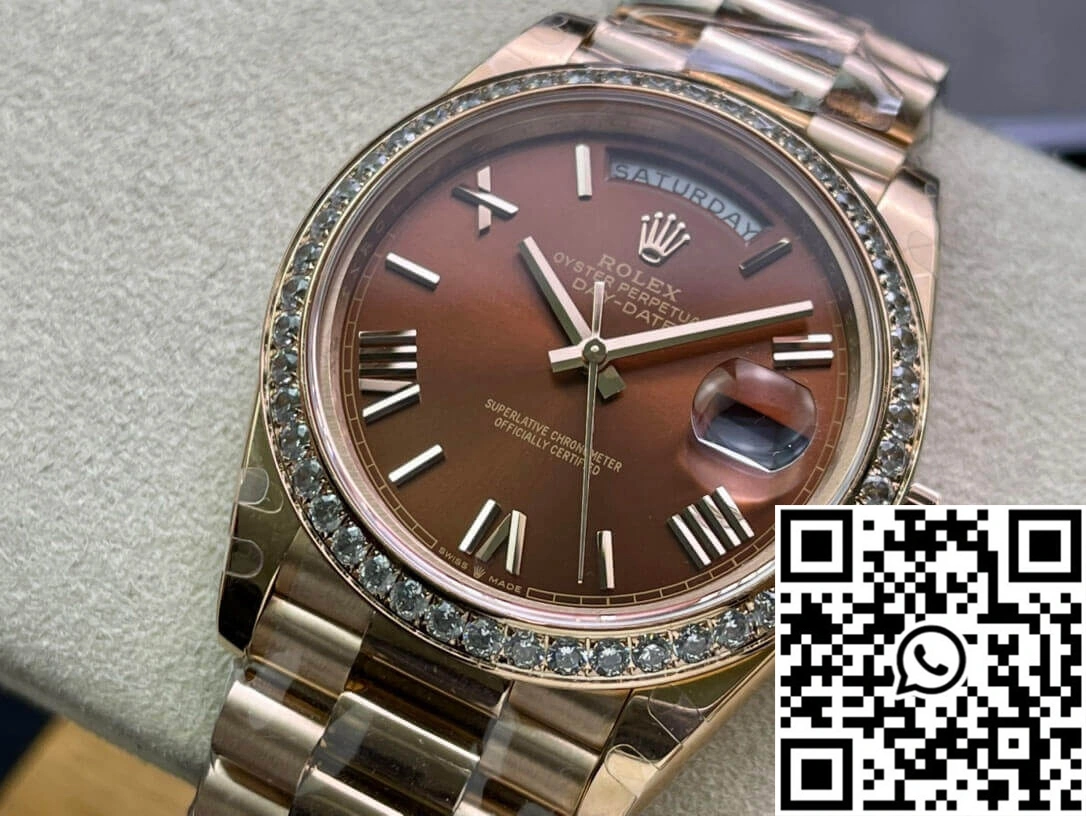 Rolex Day Date M228345RBR-0009 EW Factory Rose Gold