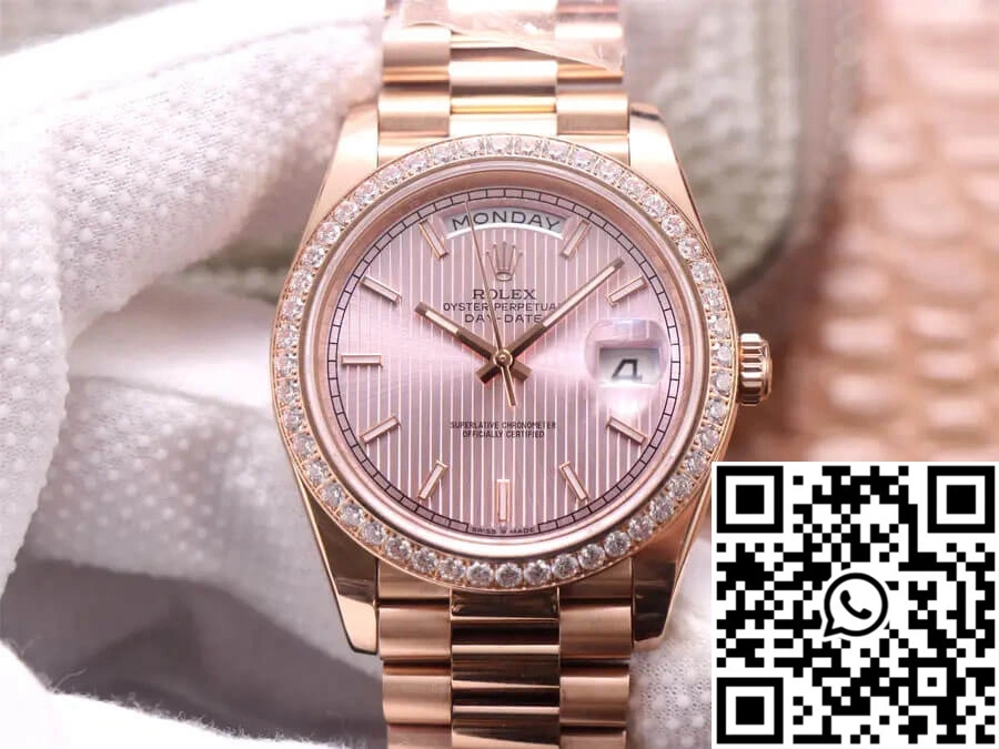 Rolex Day Date M228345RBR-0010 EW Factory Rose Gold