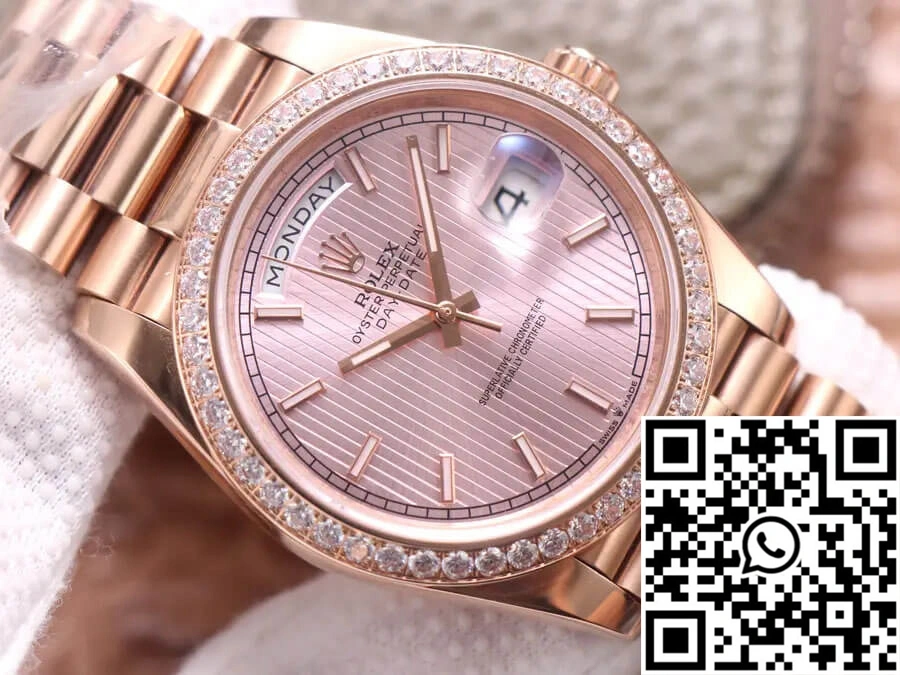 Rolex Day Date M228345RBR-0010 EW Factory Rose Gold