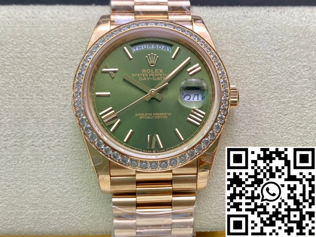 Rolex Day Date M228345RBR-0011 EW Factory Rose Gold